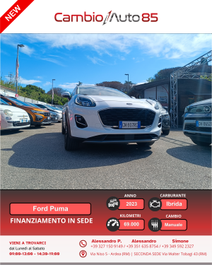 Ford Puma 1.0 EcoBoost Hybrid 125 CV S&S Titanium X
