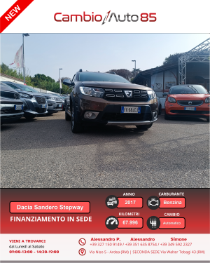Dacia Sandero 0.9 TCe 12V 90CV Start&Stop Easy-R Lauréate