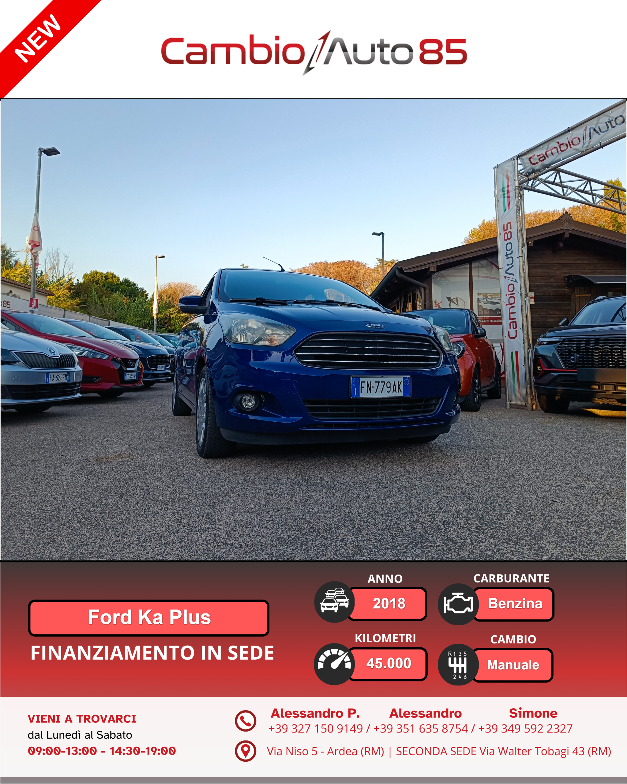 Ford Ka 1.2 Ti-VCT 85CV Ultimate