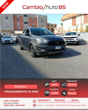 Ford Ka 1.2 85 CV Start&Stop Active